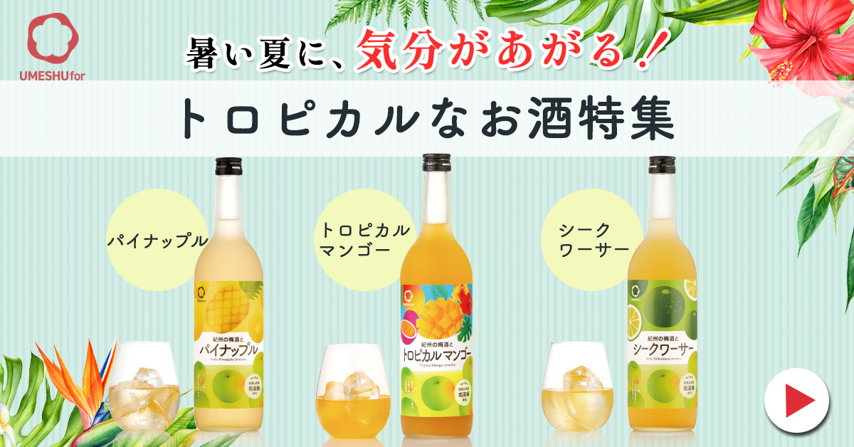 パイナップル,マンゴー,トロピカルマンゴー,シークワーサー,梅酒,夏,南国フルーツ,南国,トロピカル,梅酒,ソーダ割り