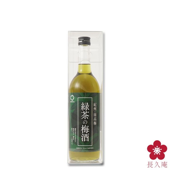 箱入り】緑茶の梅酒 720ml（旧：緑茶梅酒） | 長久庵オンライン