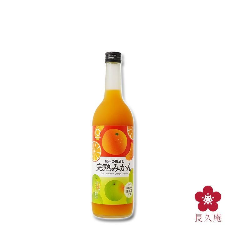 紀州の梅酒と完熟みかん 720ml（旧：紀州 完熟みかん梅酒） | 長久庵