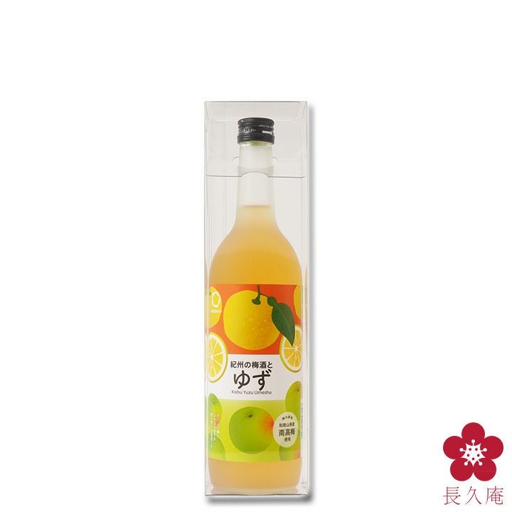 箱入り】紀州の梅酒とゆず 720ml（旧：紀州のゆず梅酒） | 長久庵