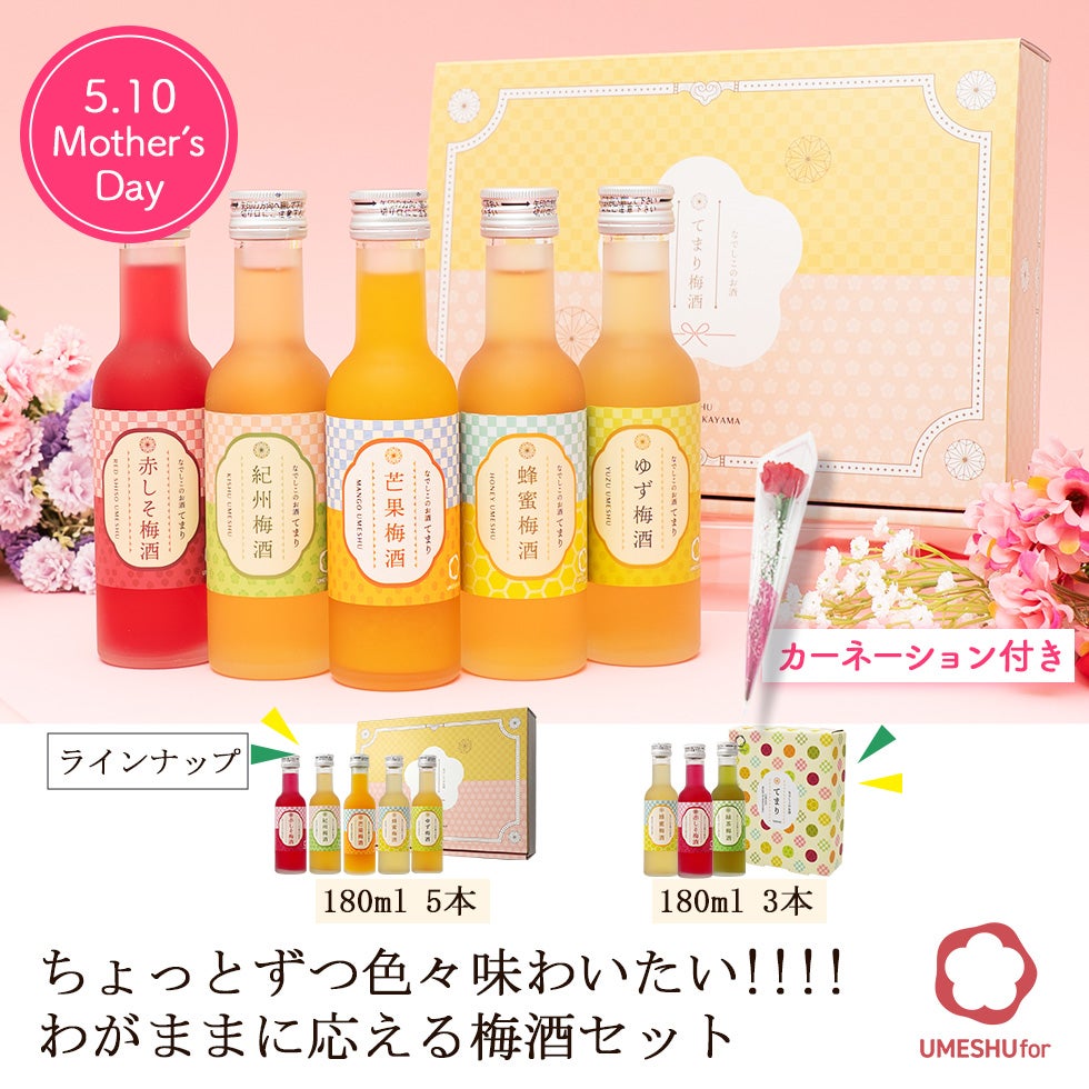 色々味わいたい飲みきりサイズの梅酒セット