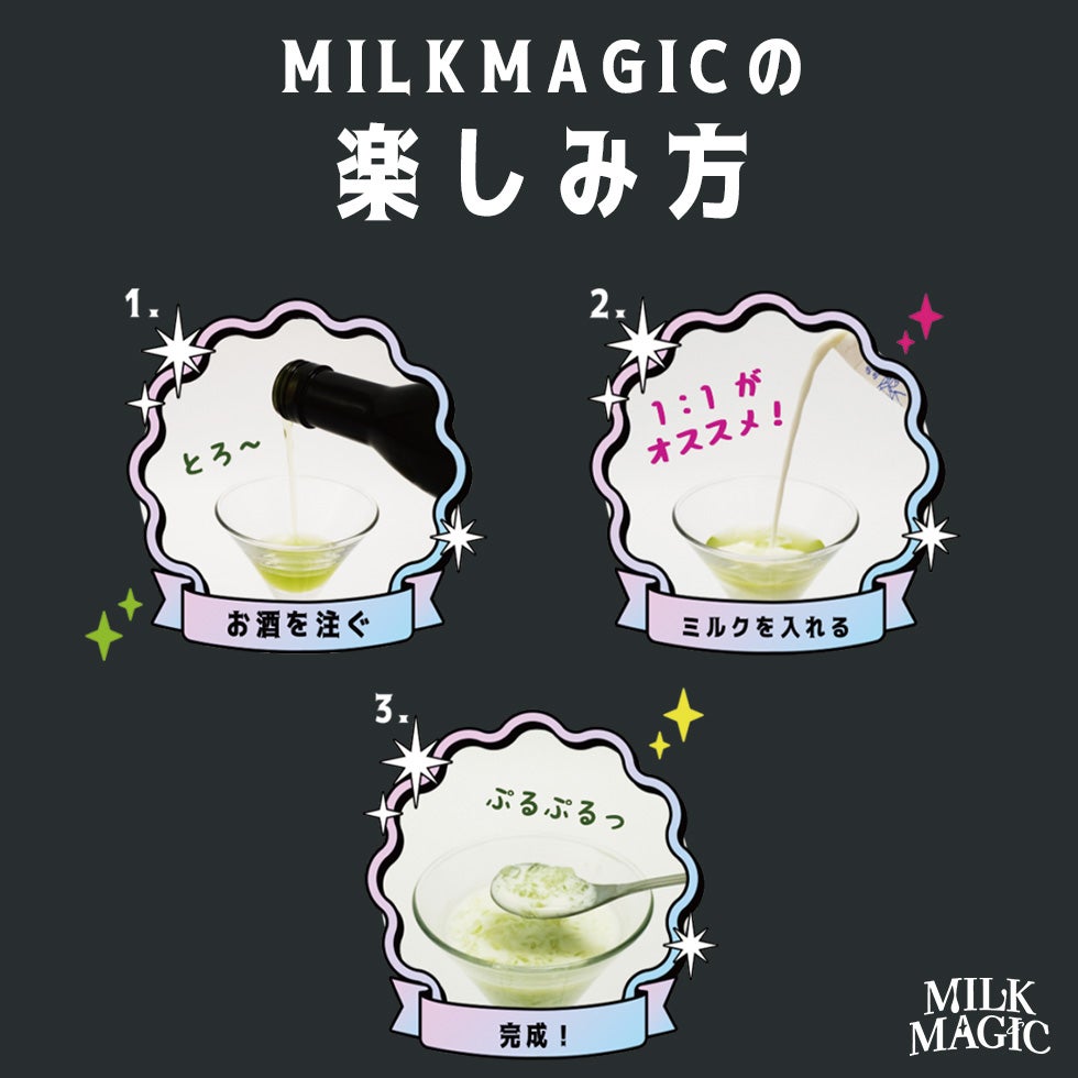 MILKMAGICの楽しみ方